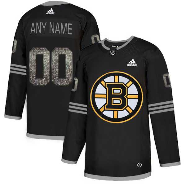 Customized Men's Bruins Any Name & Number Black Shadow Logo Print Adidas Jersey,We sell and wholesale Customized Men's Bruins Any Name & Number Black Shadow Logo Print Adidas Jersey on line form chian!